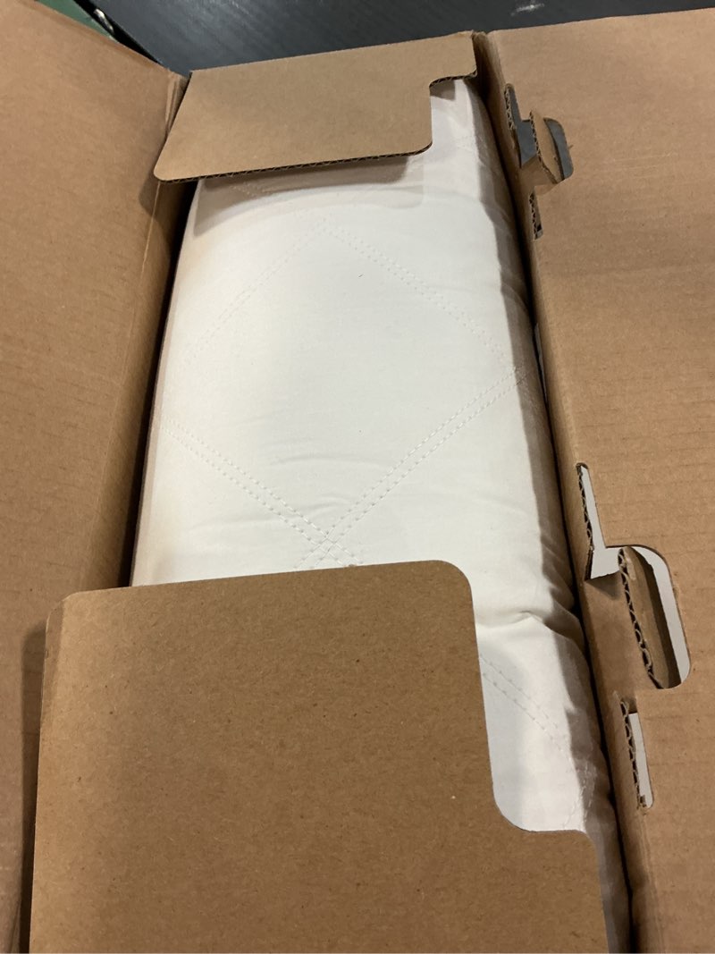 Condition photo showing As Is for pacific coast premium goose feather & down bed pillows standard size 1-pack, hotel quality collection, medium support for side & back sleepers standard (pack of 1)
