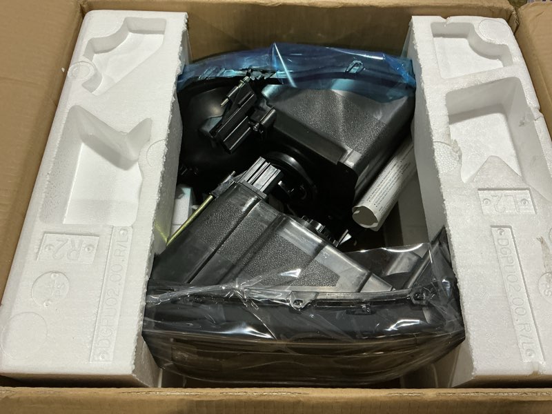 Condition photo showing item condition for KAX Headlight Assembly,Black Headlights Compatible with Ram 1500 2002-2005,Ram 2500 2002-2005,Ram 3500 2002-2005,Ram 3500 Van 2003-2003 5.9L Clear Reflector Color Clear Lens Color #09