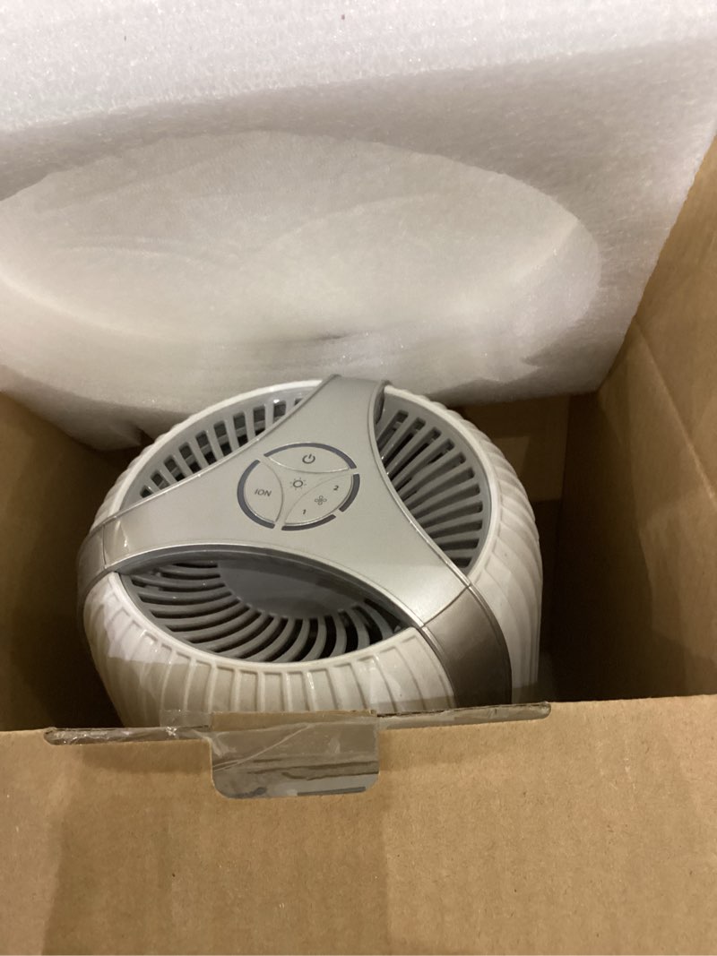 Condition photo showing As Is for LEVOIT Air Purifier for Home Bedroom Dorm Room, Smart & Voice Control, AHAM Verifide, 3-in-1 Filter With HEPA Sleep Mode, for Pollen, Pollutants, Smoke, Dander, Dust, Core 200S-P, White White WIFI enabled Purifier