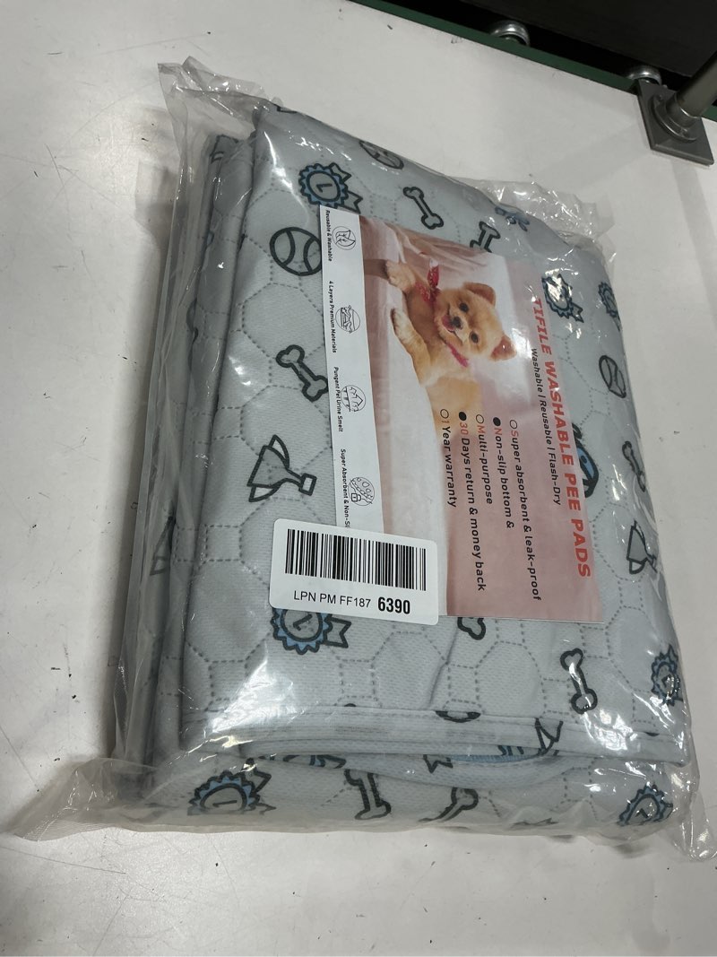 Condition photo showing New/Like New for Washable Pee Pads for Dogs, 2 Pack Reusable Puppy Pads, Absorbent Whelping With Bone Print, Non-Slip