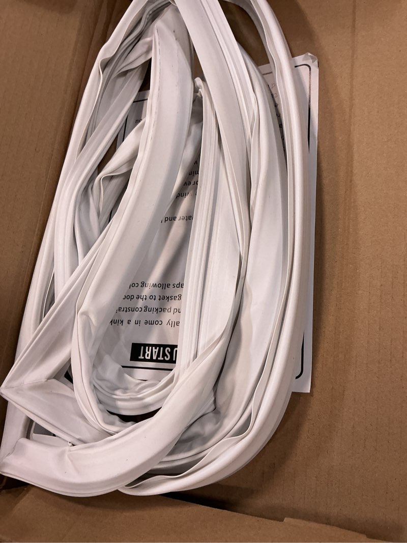 Condition photo showing Good Condition for lxun upgrade 54”x24" 5304507201 freezer door gasket seal replacement for crosley frigidaire kenmore refrigerator door gasket refrigerator door part 216522306 216522356 5304507209 ps11770645 ap6037541