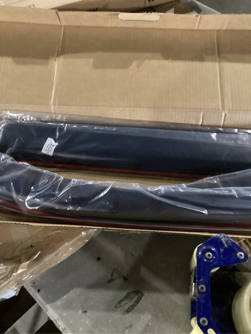 Condition photo showing As Is for in-channel window rain guards for 2011-2021 jeep grand cherokee (laredo, limited, overland, srt, trailhawk), window deflectors window visors for 2021 jeep grand cherokee accessories, 4 pcs light smoked 2011-2021 jeep grand cherokee