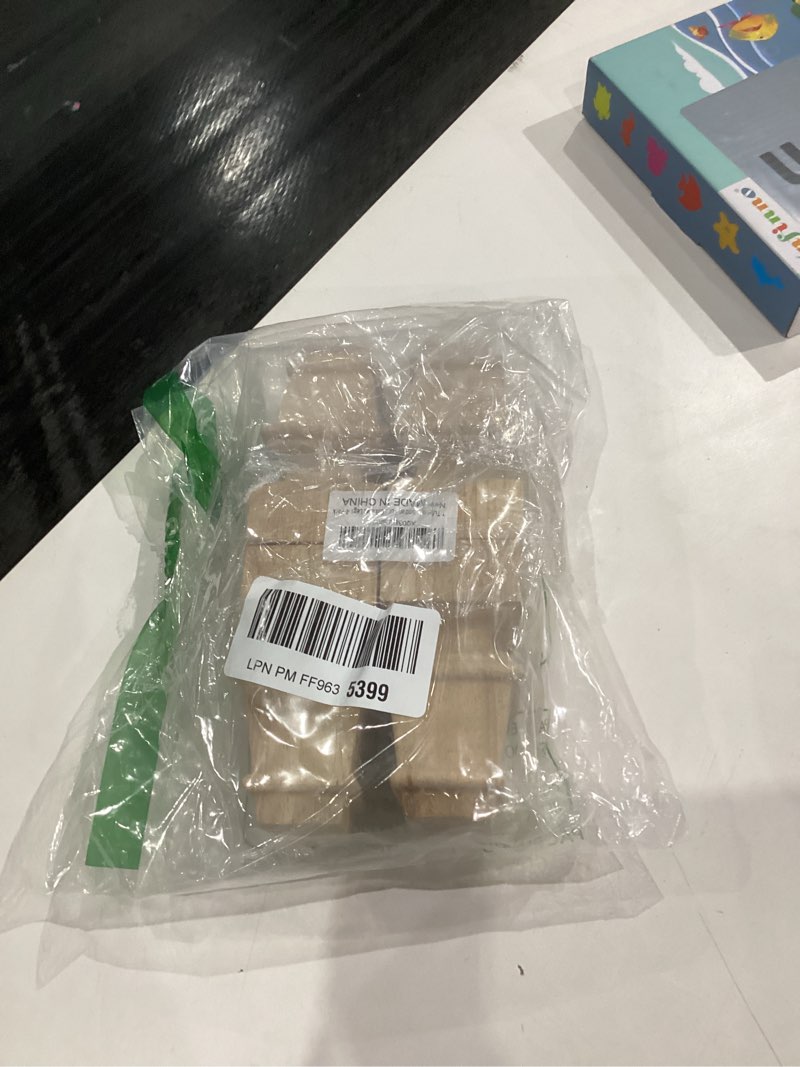 Condition photo showing Good Condition for T Tulead Wooden Furniture Feet Unfinished Dresser Legs Sofa Replacement Bun Feet 3.94-Inch Height, Smooth Surface Wood Cabinet Legs 4-Pack 3.94\" × 1.97\"