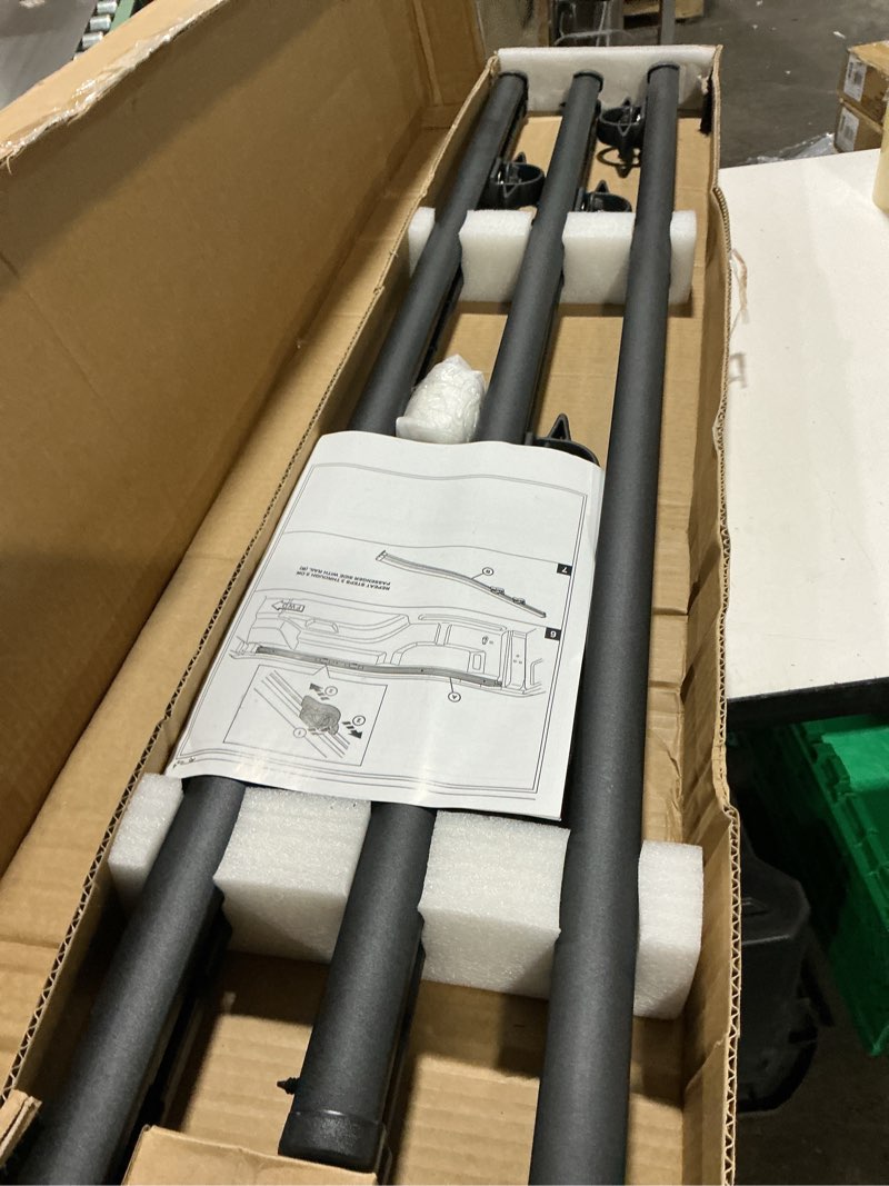 Condition photo showing Good Condition for FieryRed Aluminum Trail Rail System Compatible with Jeep Gladiator 2020 2021 2022 2023 2024 2025, Bolt-on Truck Bed Tie Down Rail Replace OE 82215956, Cargo Bed Side Trail Rail System, Black
