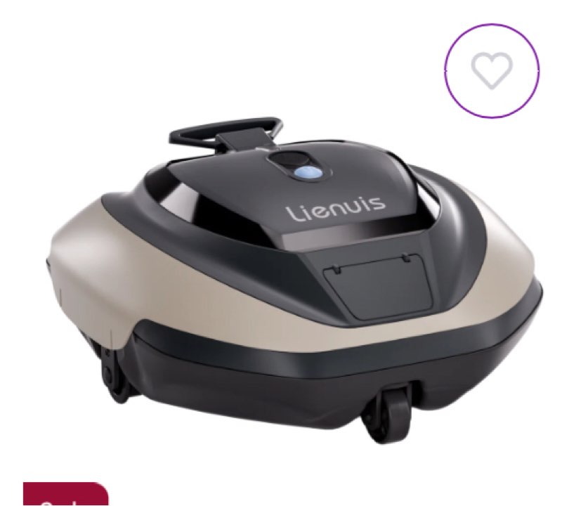 Lienuis robotic pool cleaner pool vacuum robot up to 850 
