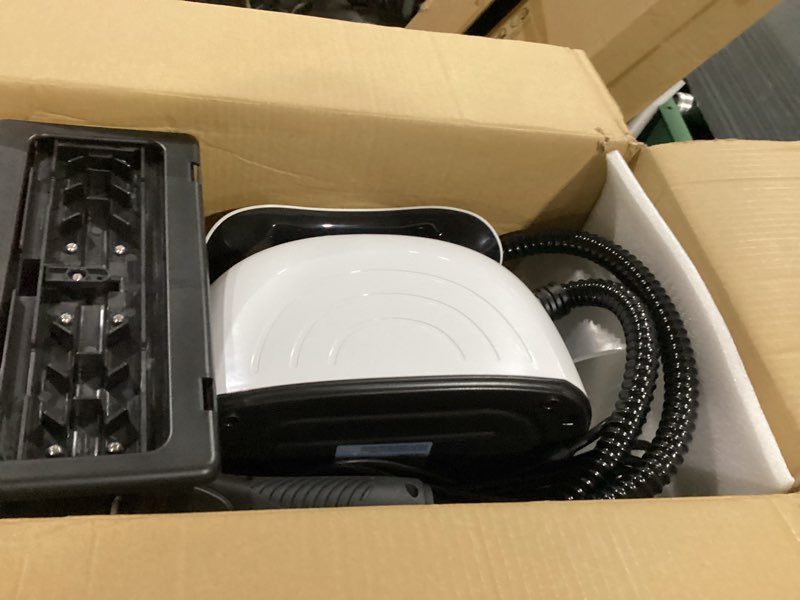 Condition photo showing New/Like New for waitbird 4.5 bar 300°f steam cleaner for bathroom, kitchen, floor & grout | ease of use| quick heat up | large water tank | quiet operation | safety lock | 21 accessories for tiles, toilets & stovetop white