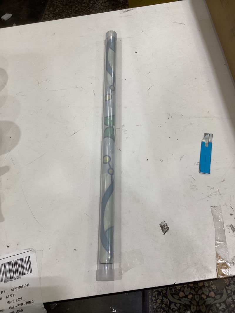 Condition photo showing New/Like New for msinmkok stained glass green floral pattern - fluorescent light covers - 2x4 drop ceiling fluorescent decorative ceiling light cover skylight film filter color5