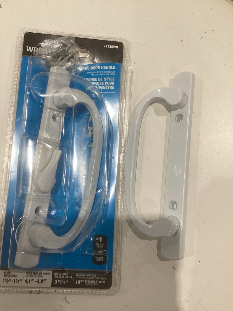 Condition photo showing New/Like New for wright products 3.94-in surface mounted sliding patio door handleset