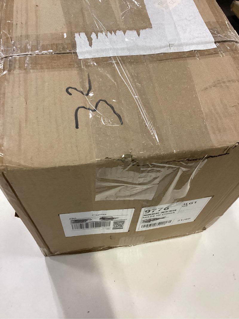 Condition photo showing New/Like New for 8/7/6 inch plant pots, set of 3 cylinder flower pots for outdoor indoor plants, decorative plastic planters with drainage holes and saucers for garden house plants, white white 8"+7"+6"