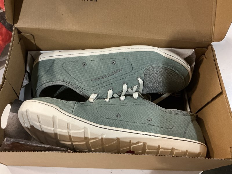 Condition photo showing New/Like New for astral men's loyak shoes - barefoot, quick-drying, minimalist sneaker for casual wear, water sports, travel, & hiking( size 11 )