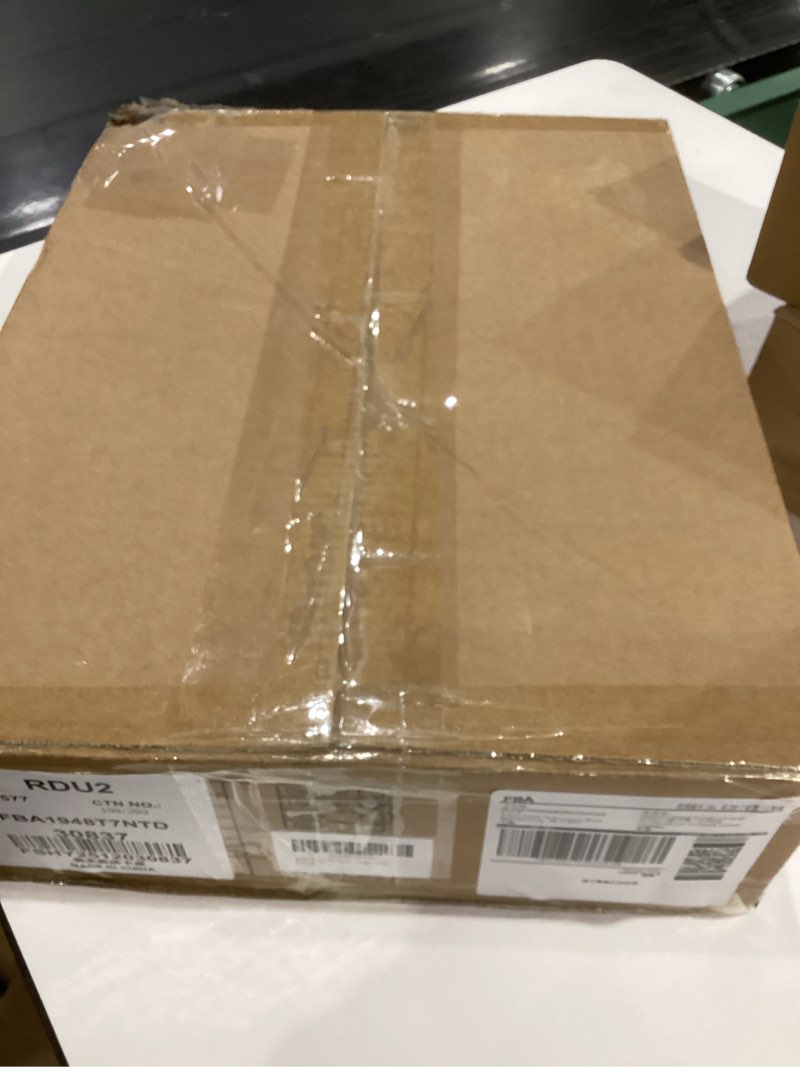 Condition photo showing Good Condition for Stainless Steel Cat Litter Box, Odor Free Metal Litter Box with High Sides Lid, Open Top Low Entry Litter Pan Include Scoop Easy Cleaning Anti-Scratch Kitty Cat Box Anti-Urine Leakage, Non-Sticky