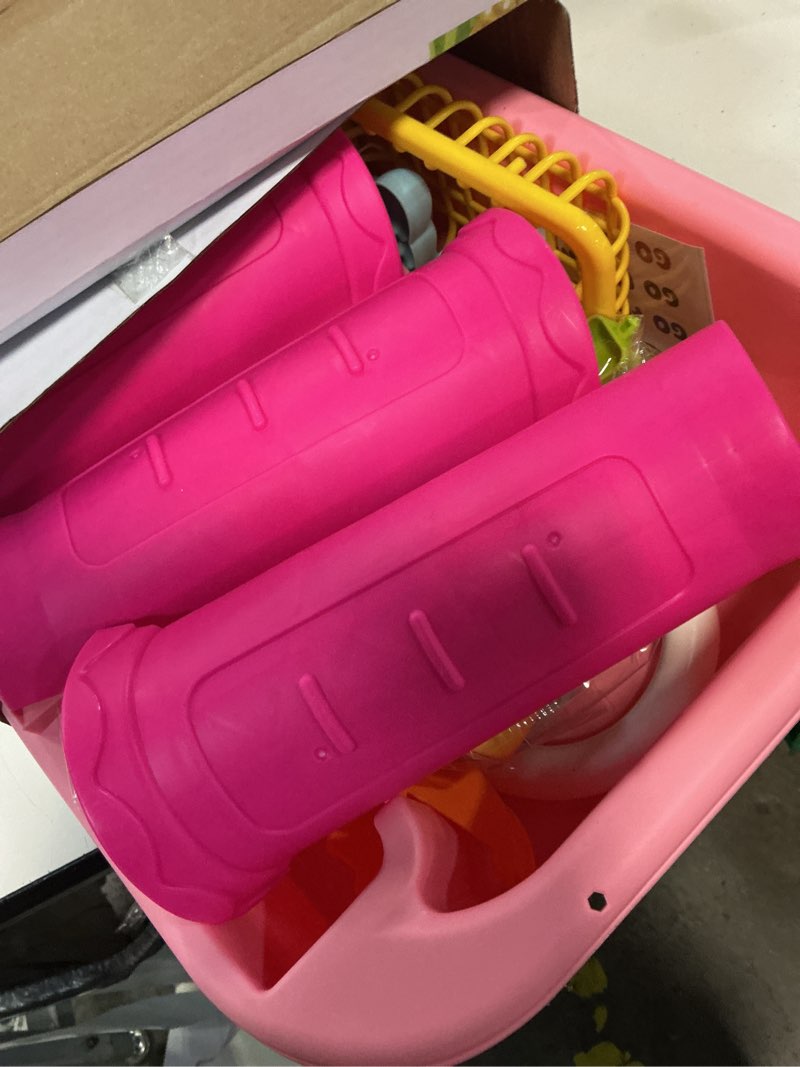 Condition photo showing New/Like New for 2026 upgraded water table for toddlers 1-3, kids play sink with running water, toddler kitchen sink toy with pump, fishing game & sensory water play toys for boys girls (pink)