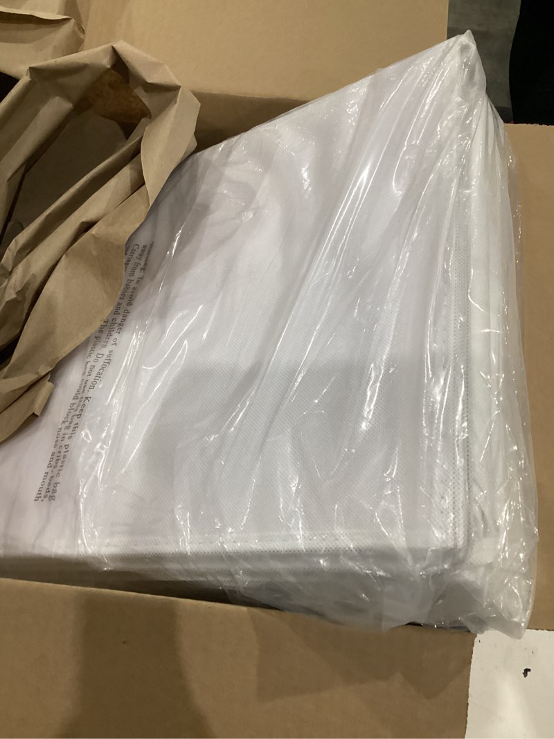Condition photo showing Good Condition for criusia storage cubes - 13 inch heavy duty fabric storage bins for shelves closet cube organizer - 8 pack collapsible cube storage bins baskets for clothes blankets toys - nursery organization (white) large -13 inches white