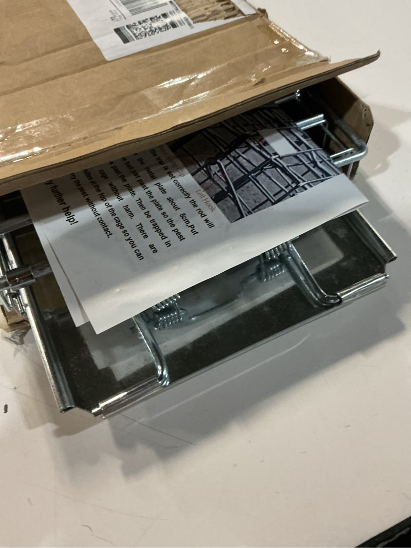 Condition photo showing Good Condition for 24" Humane Cat Trap for Stray Cats, Collapsible Live Animal Cage for Feral Kittens, Possum, Raccoon, Rabbit, Armadillo Trap Catch and Release by LifeSupplyUSA 24 x 7 x 7 (Collapsible)