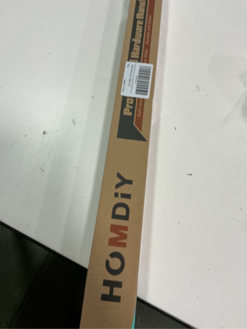 Condition photo showing New/Like New for homdiy 2 Pcs 22 Inch Bottom Mount Centered Drawer Slides for Cabinet and Dresser Heavy Duty Center Mount Drawer Rails 3/4 Extension Glide Track 22 Inch 2 Pack