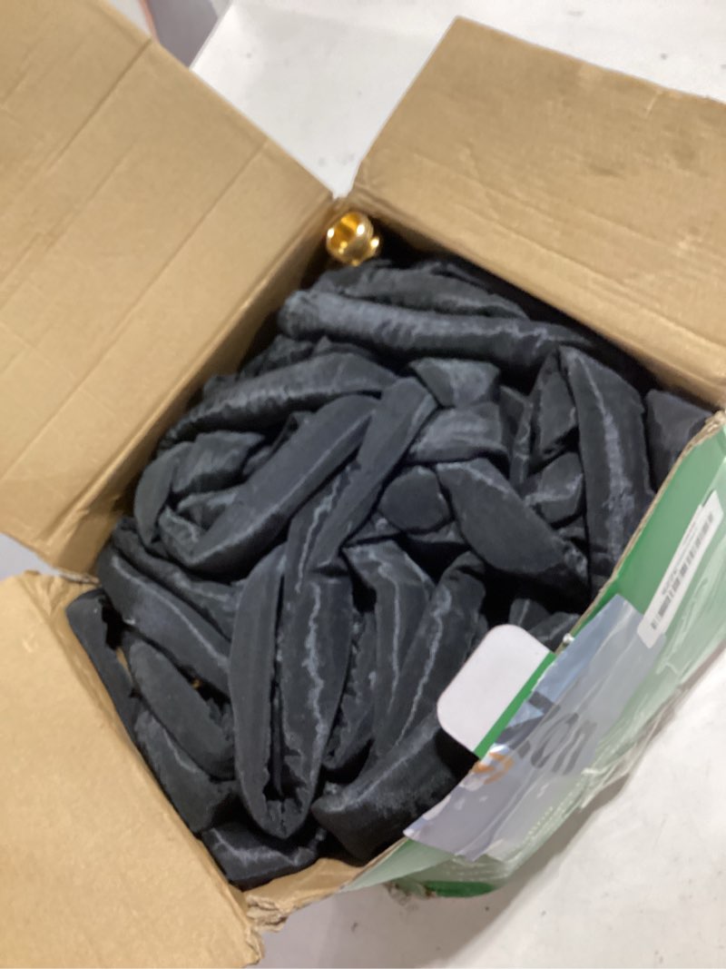 Condition photo showing As Is for garden hose 100ft, non-expanding water hose ultra lightweight | kink-free, burst-resistant, lead-free, durable & flexible high-pressure hose for yard, lawn, outdoor, car washing black 100ft