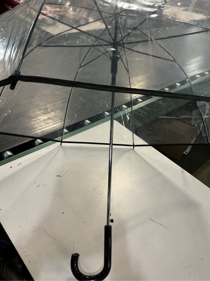 Condition photo showing Good Condition for windproof large strong clear umbrella - auto open - fiberglass frame