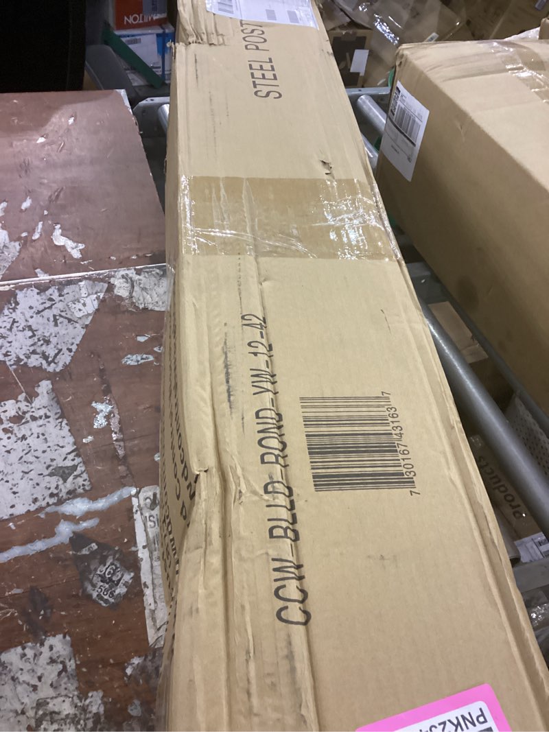 Steel post bollard
