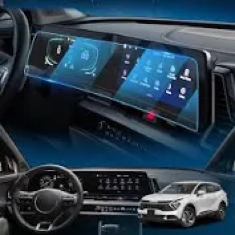 LANTU 2PCS Car Screen Protector for 2023 2024 Kia Sportage (SX/SX Prestige/Sportage X-Pro/Sportage X