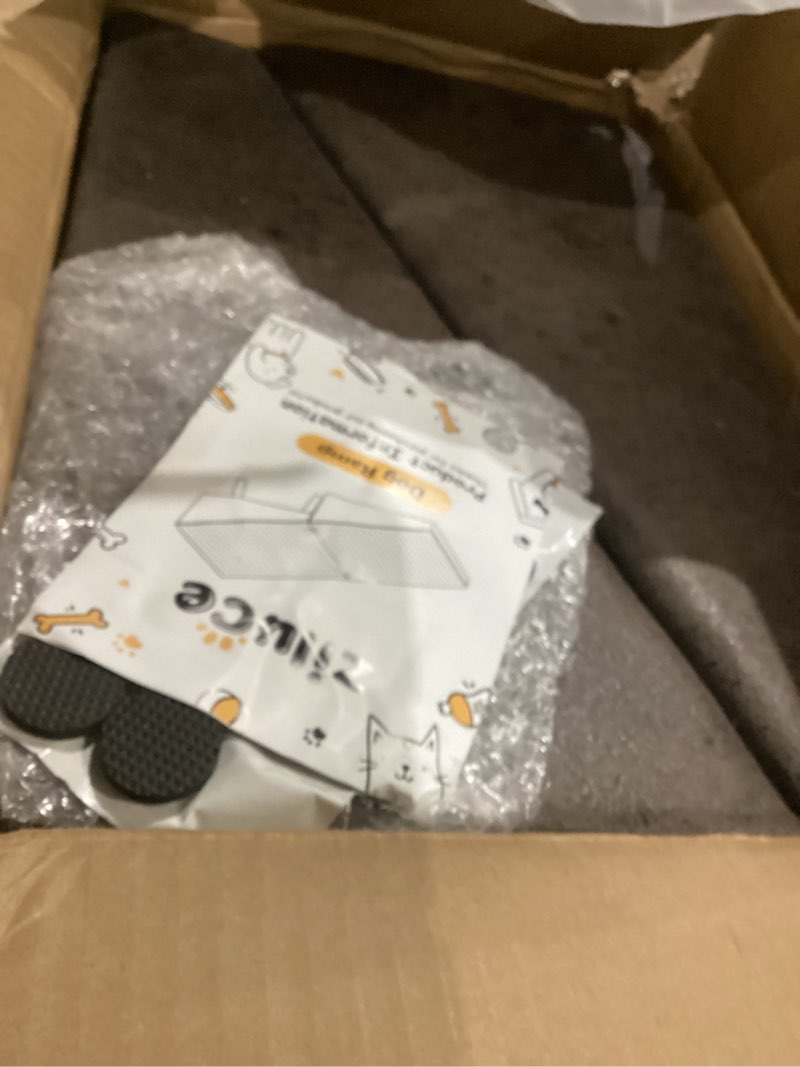 Condition photo showing Good Condition for Dog Stairs for Small Dogs and Cats, Dog Ramp for Couch and Bed, Foldable 2-in-1 Wooden Pet Steps for Puppy, Split Ottoman Design?Brown?