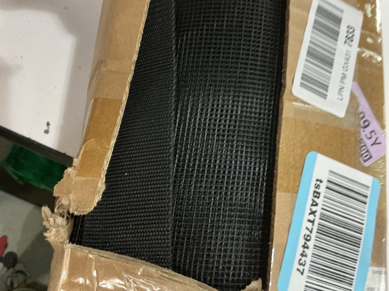 Condition photo showing Good Condition for driveway net for kids safety - lutico 36’ wide 40" tall driveway guard with high visibility reflective tape, driveway net to stop basketballs from rolling into street, easy to install (black) black 36ft