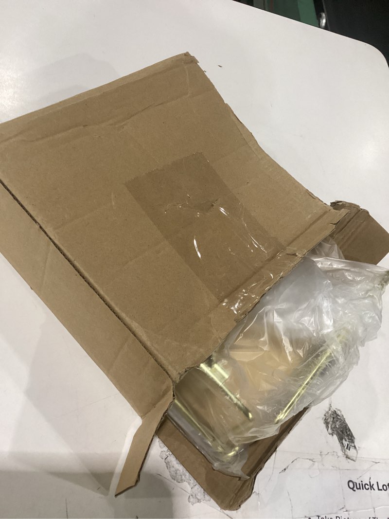 Condition photo showing Good Condition for gold modern napkin holder for table with weighted arm, square metal flat napkin holder farmhouse napkin box rustic napkin tray for paper napkins, kitchen, countertops, bathroom, dinner, outdoor
