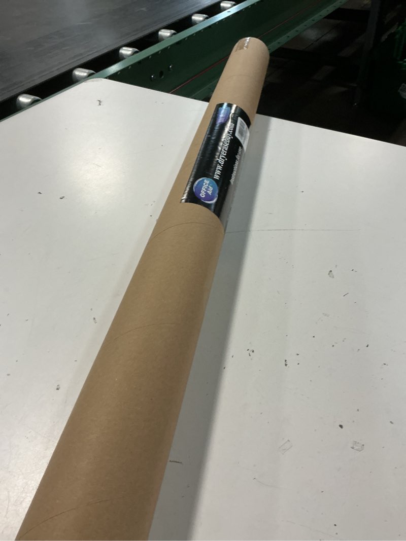 Condition photo showing New/Like New for dry erase monthly extra large white board calendar for wall, 38" by 50", jumbo laminated erasable one month whiteboard calendar, huge oversized blank 30-day poster with lines and squares non-magnetic calendar