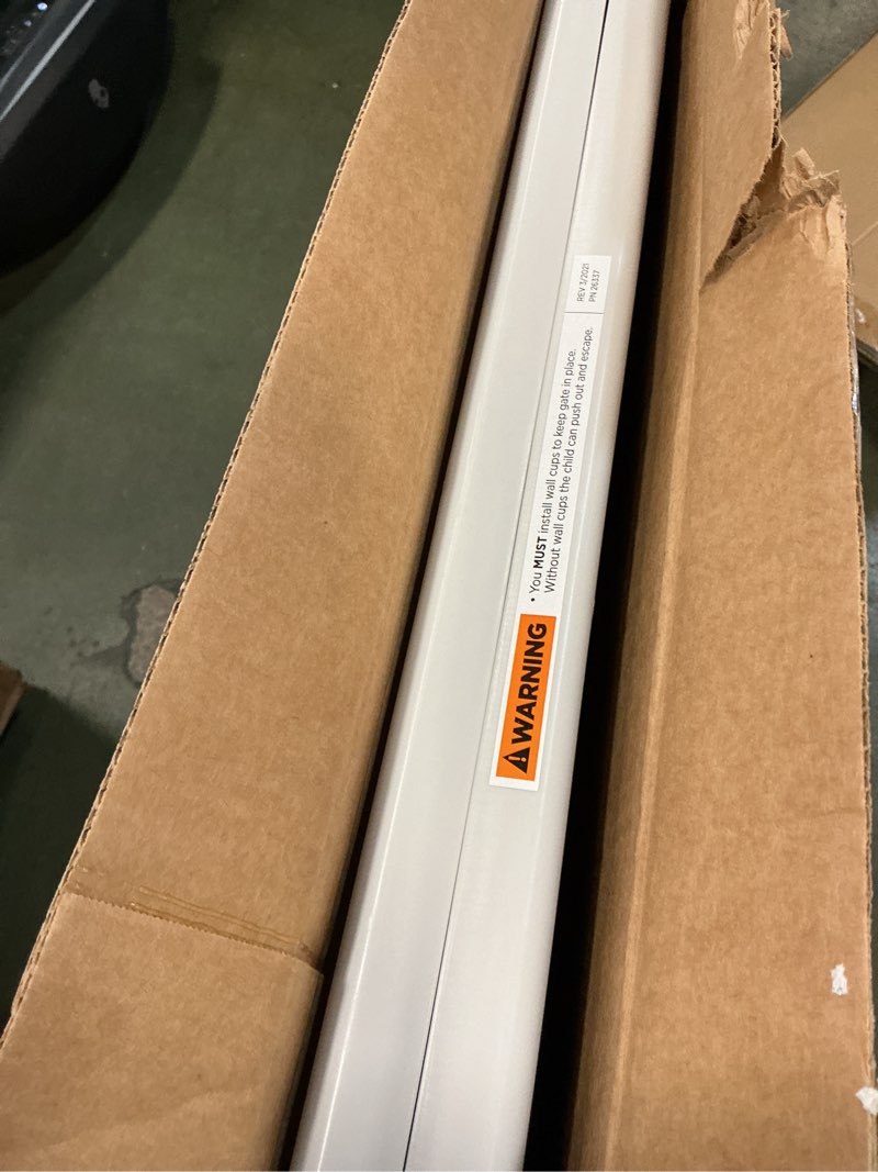 Condition photo showing Good Condition for Toddleroo by North States Supergate Classic Gray Easy Use Baby Gate  26  - 42