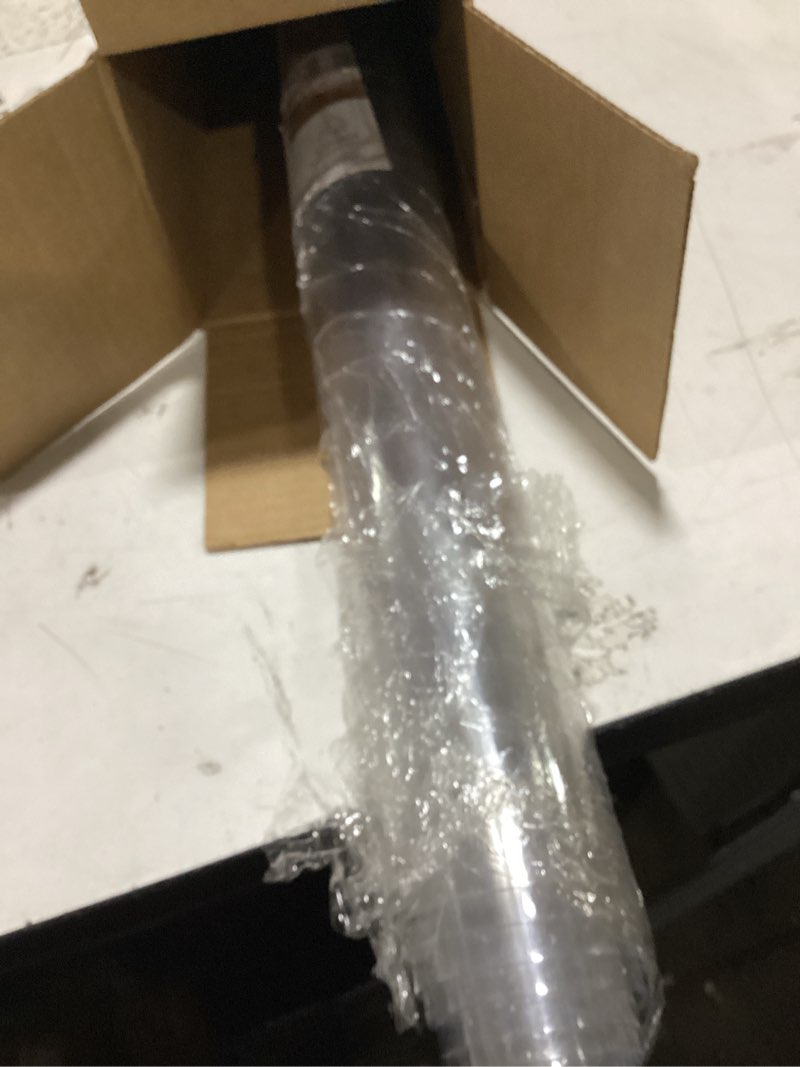 Condition photo showing As Is for clear table protector 30 x 48 inch, 1.5mm thick plastic table cover, waterproof pvc clear table cover protector, desk protector mat, writing desk pad for desktop, coffee & dining room table 30" x 48" (rectangular) crystal clear