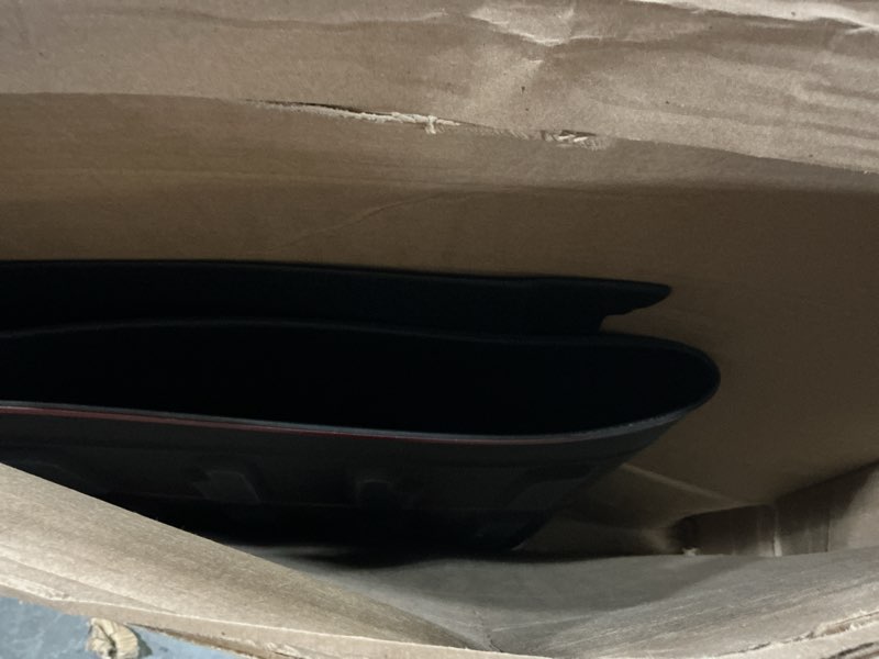 Condition photo showing As Is for tailgate mat compatible with ford f-150 2026 2025 2024 2023 2022 2021(no for pro access tailgate or work surface truck tailgate liner all weather protector tpe durable tailgate cover accessory-black for 2021-2026 f-150 tailgate mat