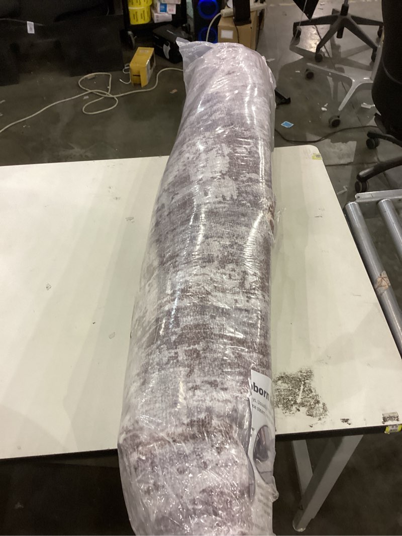 Condition photo showing New/Like New for Beige Washable 8x10 Area Rugs for Living Room Rug Bedroom Rug-Carpet Neutral Dining Room Rugs for Under Table Soft Comfortable Non Slip Vintage Oriental Medallion Design Beige Brown 8' x 10' (Rectangular)