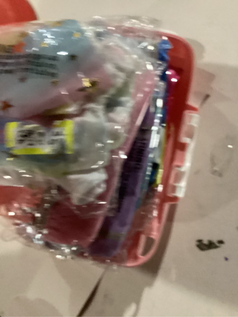 Condition photo showing New/Like New for 15 Pcs Princess Dress Up Clothes for Little Girl Role Play Costume Gift Set, Princess Mermaid Pretent Play Outfit Toys for Toddler Girls, Cosplay Birthday Party Gifts for Girls Age 3 4 5 6 7+ Year Old Purple