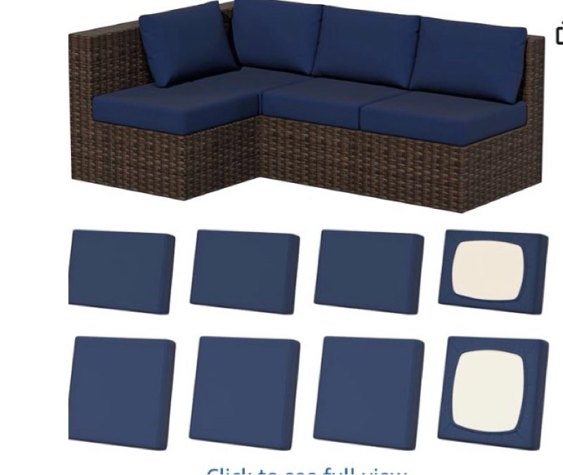 8pcs stretch patio cushion covers, outdoor couch & sofa replacements slipcovers for patio furniture cushion covers, washable reusable furniture protector