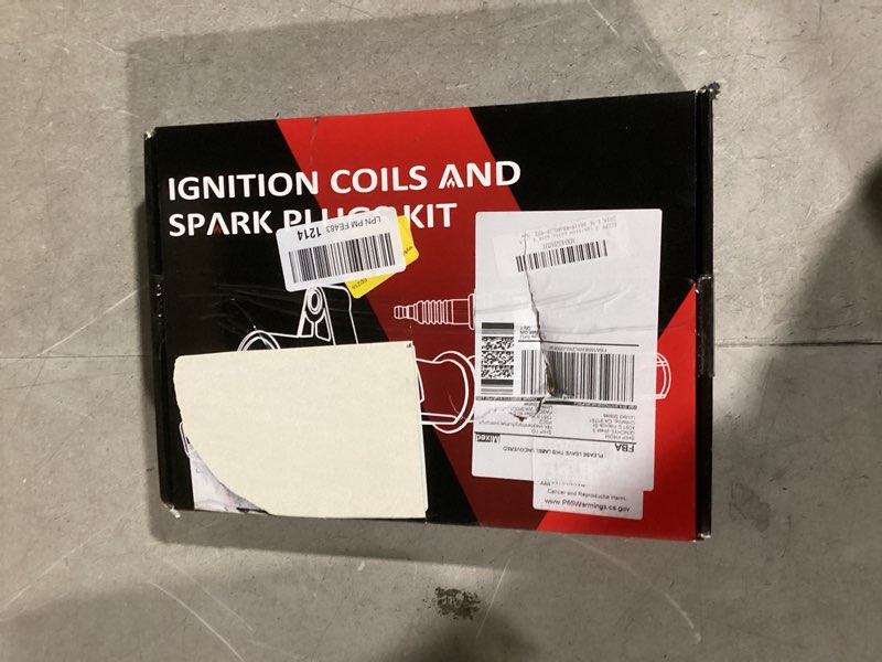 Condition photo showing Good Condition for eccpp 4 ignition coils with 4 iridium spark plugs,uf822,coils packs,for toyota yaris 2019,yaris ia 2017-2018 & scion ia 2016,1.5l 90118-wb460,uf-822 119985-5373-1756025661 standard