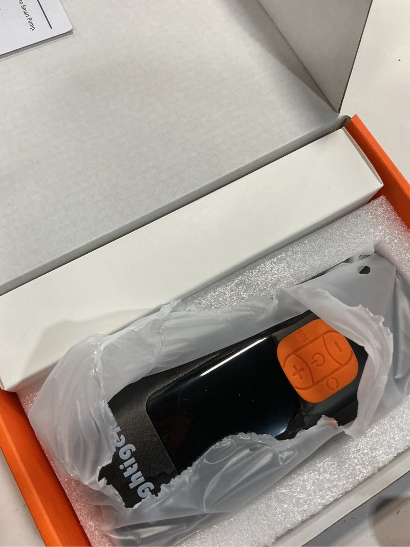 Condition photo showing Good Condition for tire inflator portable air compressor cordless mini automatic air pump with digital pressure gauge 150psi 3x fast inflation and auto shutoff sos light tires pump for car (black)
