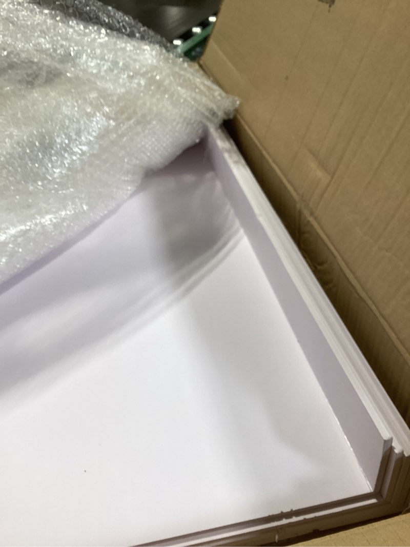 Condition photo showing Good Condition for Hoolerry 5 Pcs Wire Shelf Covers Foamed PVC Wire Rack Covers for Removable Closet (Not Wood) Pantry Shelves for Cabinet Bathroom Kitchen Shelving Decoration(White,28x16 Inch) 28x16 Inch White