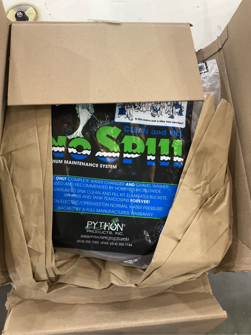 Python No Spill Clean and Fill Aquarium Maintenance System, Gravel Cleaner and Water Changer, 50 Foo