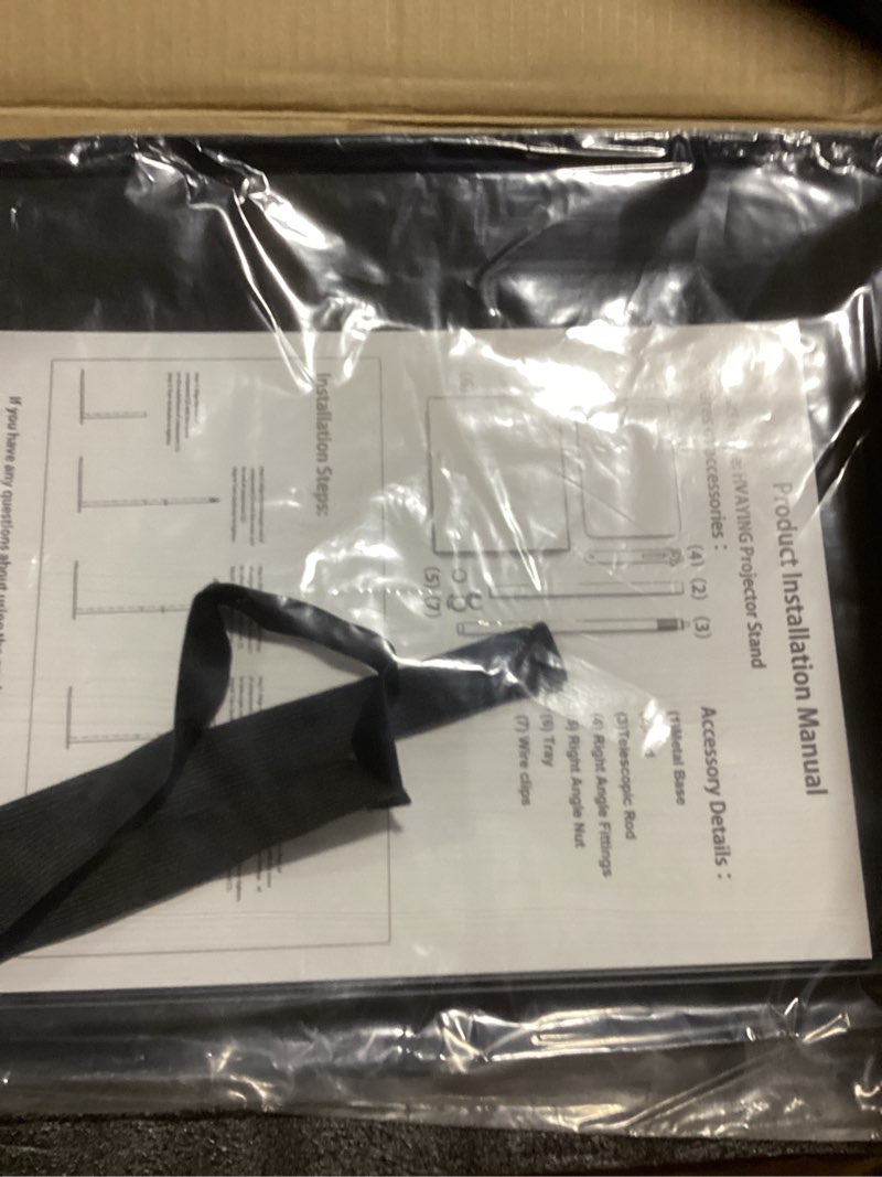 Condition photo showing Good Condition for Projector Stand, 360° Swivel, Sofa Against Wall Hidden Stand, Height Adjustable, Mini Ceiling Wall Mount Projector Mount Bracket, Compatible with Home Office Video Vlog DVR Camera