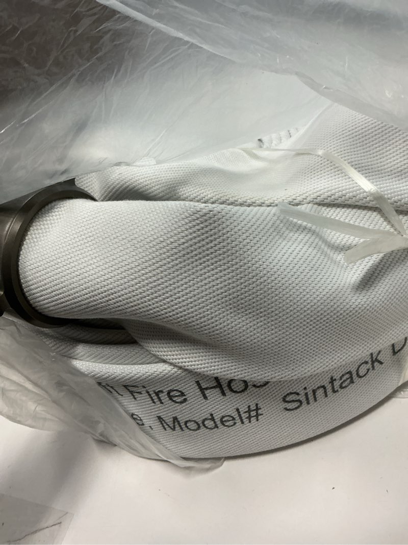 Condition photo showing Good Condition for ZYfire Fire Hose - 2-1/2" ID x 50 FT Single Jacket EPDM Firefighter Hose with NPSH Aluminum Couplings 750 PSI Burst Pressure Lightweight for Use in Firefighting NPSH Thread 2-1/2'' × 100 FT