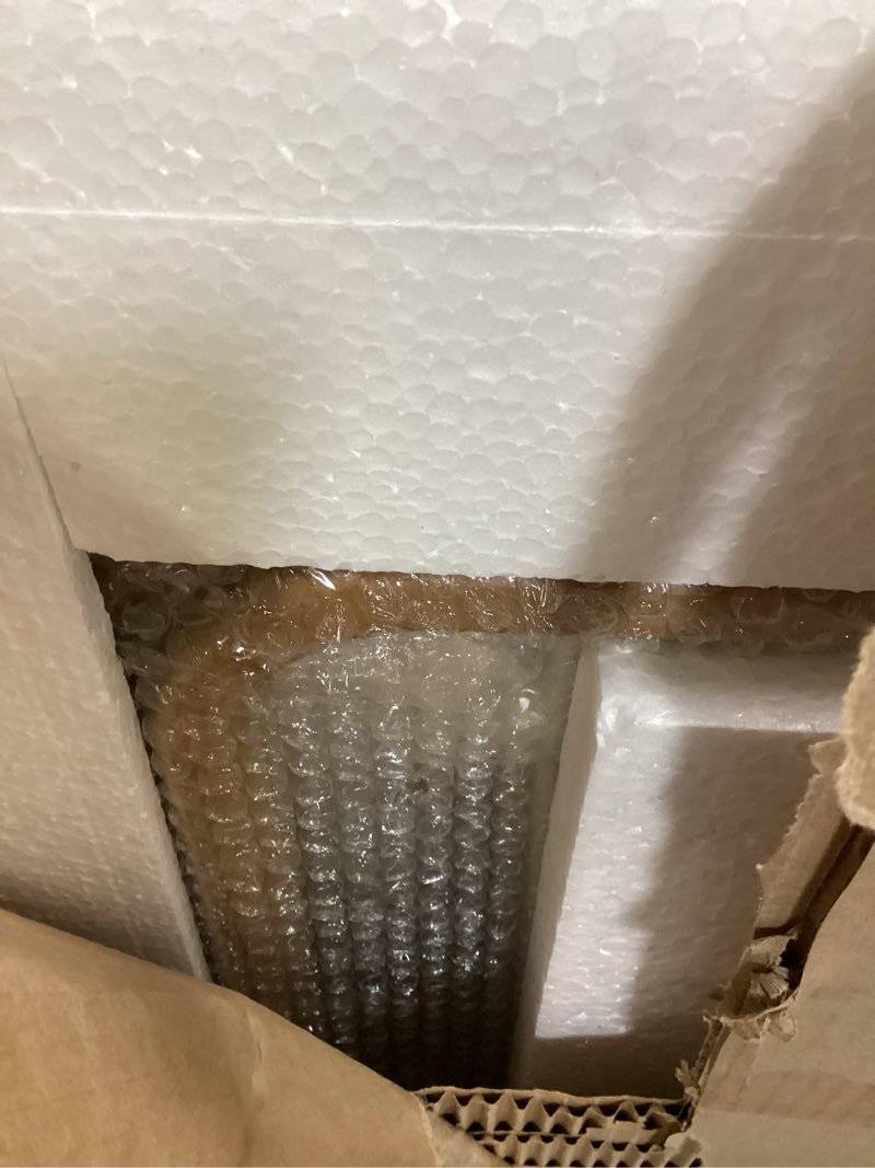 Condition photo showing Good Condition for Micasso Handmade Rattan Mirror for Wall: 24"x36" Solid Wood Frame Bamboo Mirror - Distressed Finish Suit for Natural Style - Rustic Shabby Chic Wicker Mirrors for Farmhouse/Entryway for Nature Lovers 36"L x 24"W