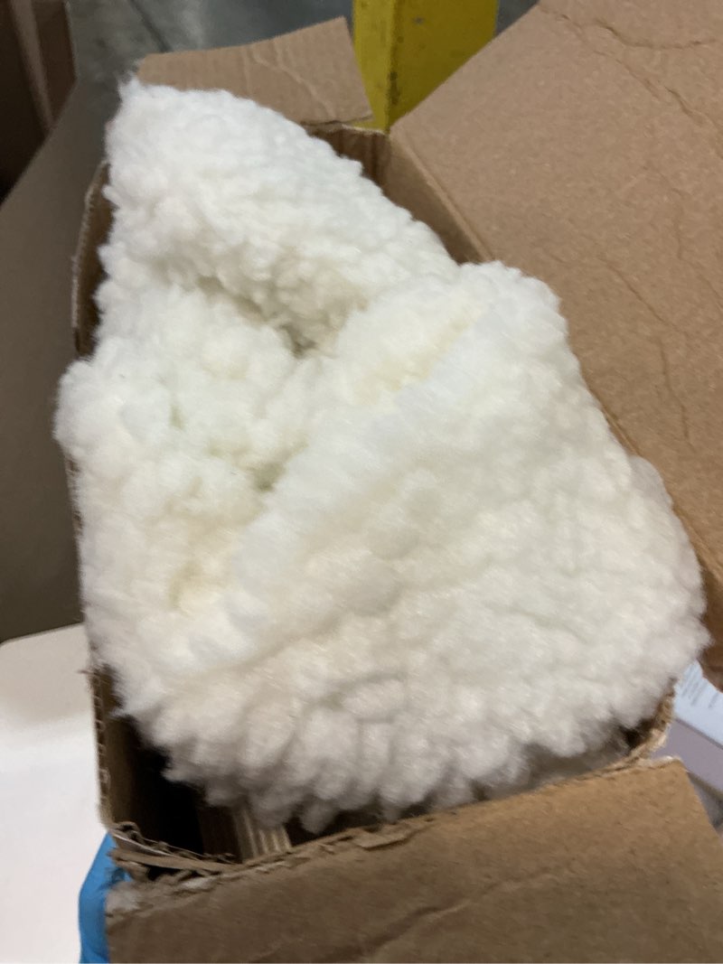Condition photo showing As Is for smartykat paw perch padded perch for indoor cats & kittens up to 15 pounds, easy install, all lifestages, machine washable sherpa cover, cream