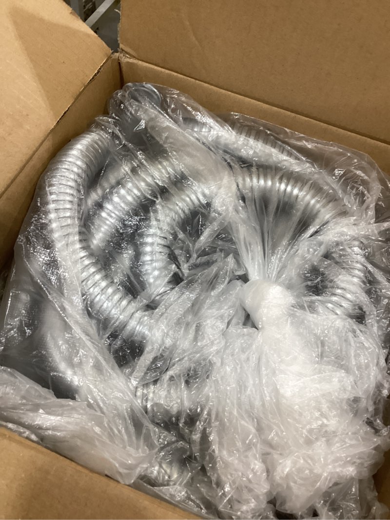 xadnitu 1 inch 25 ft flexible reduced wall electrical conduit, iron galvanized split cable sleeve tu