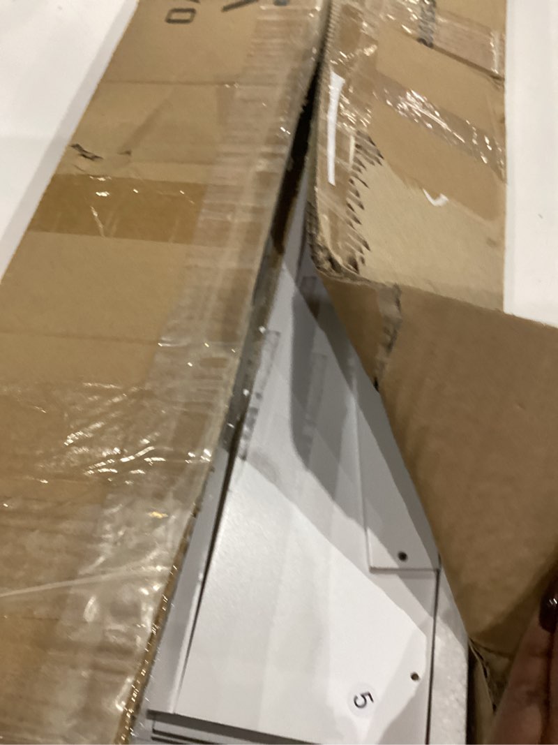 Condition photo showing Good Condition for wisfor deep tall radiator cover cabinet: external 36.4inch height heater covers with natural wood texture top - inner 35.6inch thickened mdf radiator shelf for home (vertical-s 35.6x27.9x7.1in)