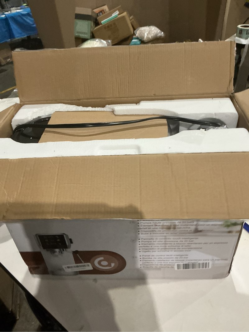 Condition photo showing Good Condition for AMZCHEF 51mm Coffee Espresso Machine 20 Bar – Professional Coffee Maker with Milk Frother, Compact Stainless Steel Espresso Maker for Cappuccino, Latte, Mocha, 44oz Water Tank Silver Black