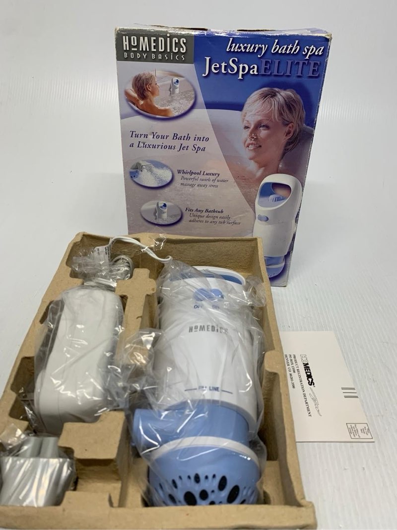 Homedics JetSpa Luxury Bath Spa JetSpa Elite Model JET-2 Dual Jets