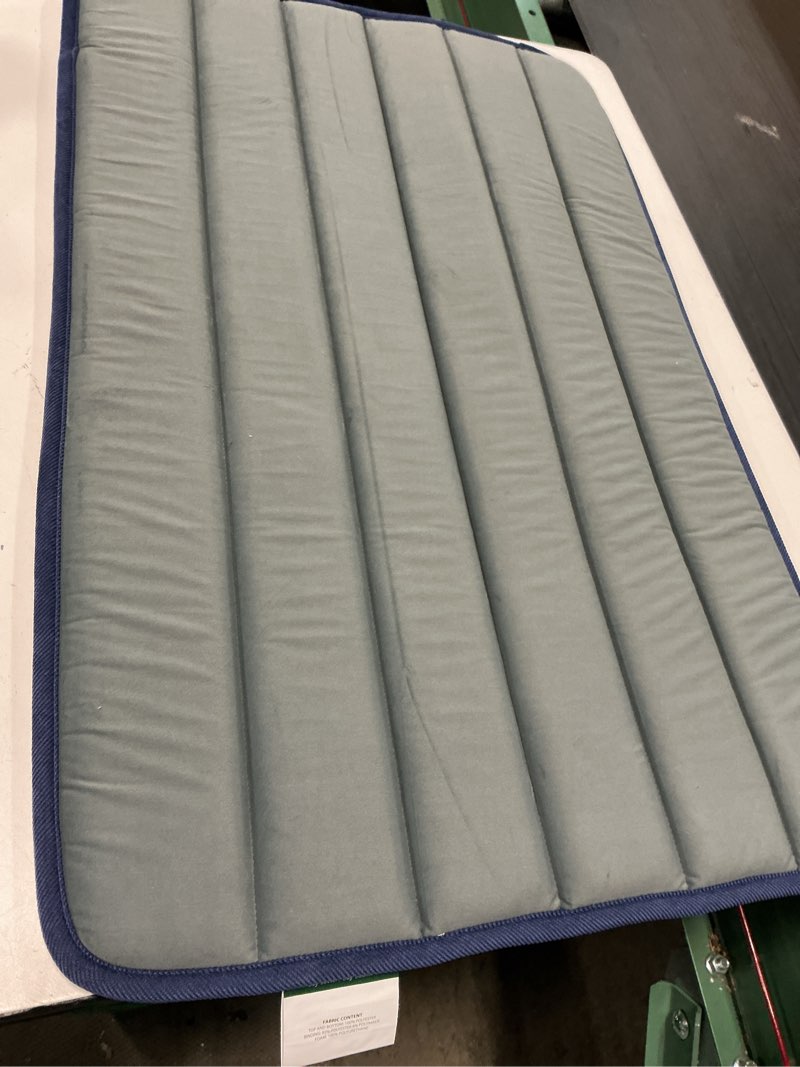 Condition photo showing Good Condition for balance dog crate pad, dog foam crate mat kennel pad, washable water-resistant pet bed flat dogs cage mat for medium dogs 30.0"l x 19.0"w x 0.8"th dusty blue