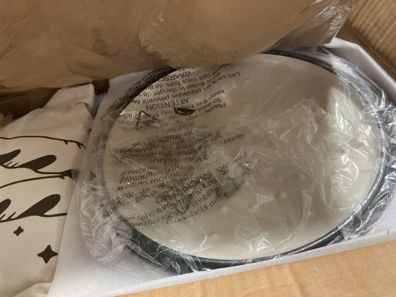 Condition photo showing Good Condition for sourdough starter kit with dutch oven, banneton bread proofing basket and glass jar - complete sourdough bread baking supplies, full sour dough making essentials tools, gift for women bakers beiginner