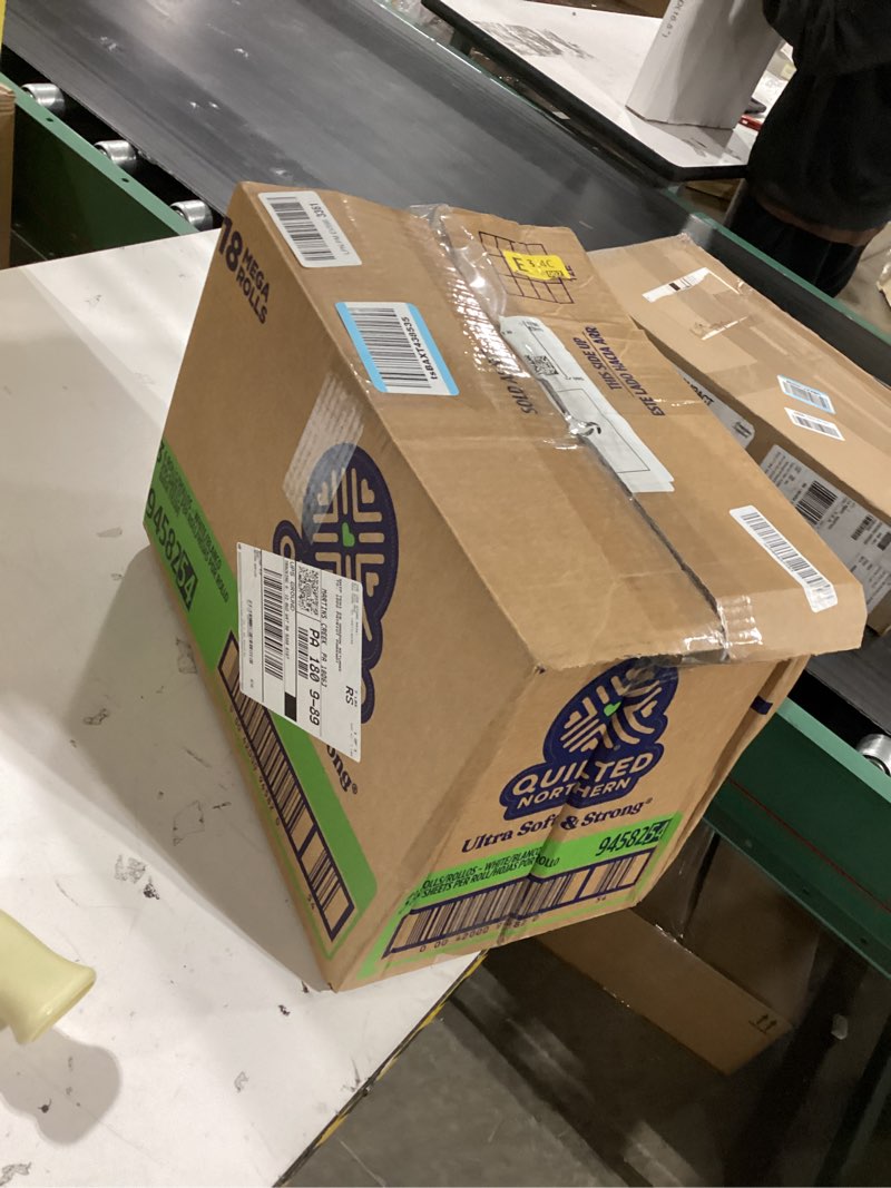 Condition photo showing New/Like New for Quilted Northern Ultra Soft & Strong Toilet Paper, 18 Mega Rolls = 72 Regular Rolls, 5X Stronger*, Premium Soft Toilet Tissue Mega Rolls 18 Rolls (Pack of 1)