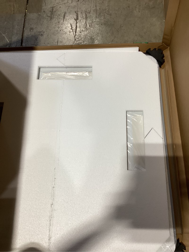 Condition photo showing New/Like New for tetote 36" x 36" rectangle tempered mirror with frameless beveled edge for vanity and bathroom 36"l x 36"w