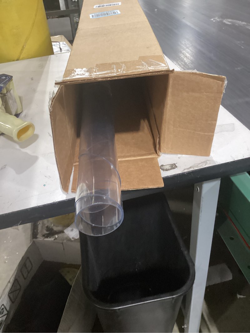 Condition photo showing Good Condition for eisdroma 46 inch round clear table cover protector, clear round protector for dining room table, 1.5